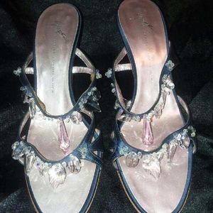 Vintage Italian Giuseppe Zanotti Crystal Heels